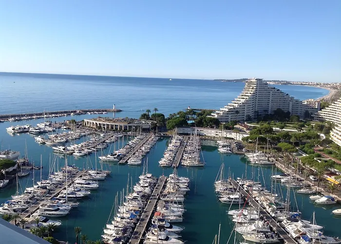 T3 Luxe Marina Baie Des Anges Vue Mer Panoramique
