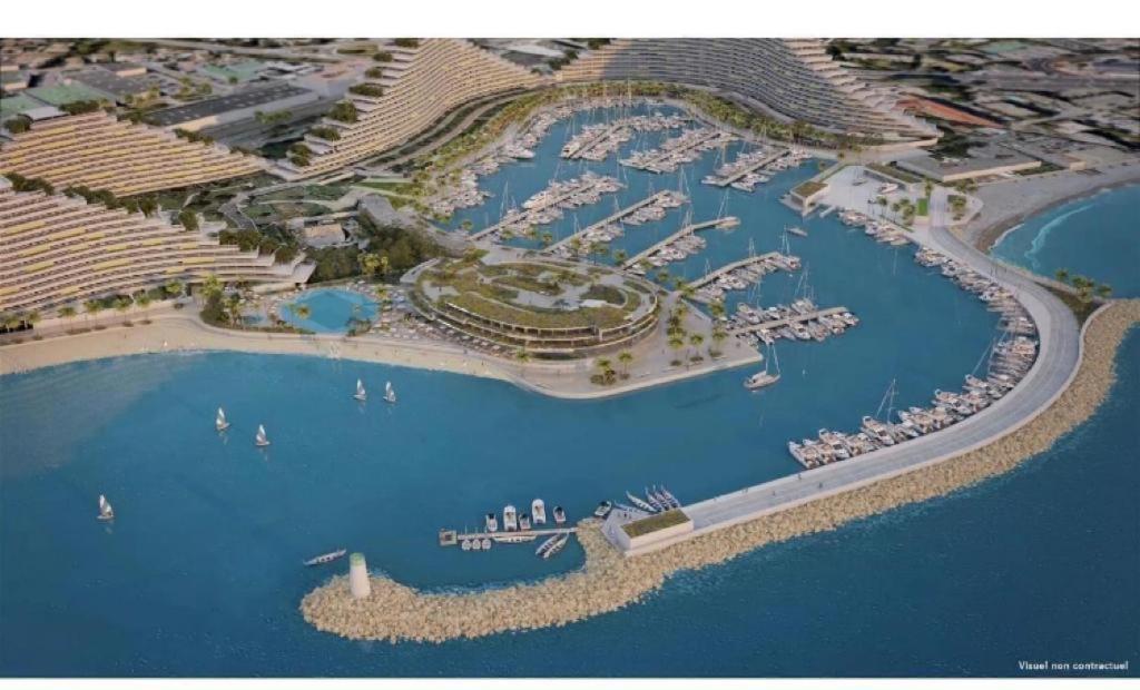 T3 Luxe Marina Baie Des Anges Vue Panoramique Villeneuve-Loubet
