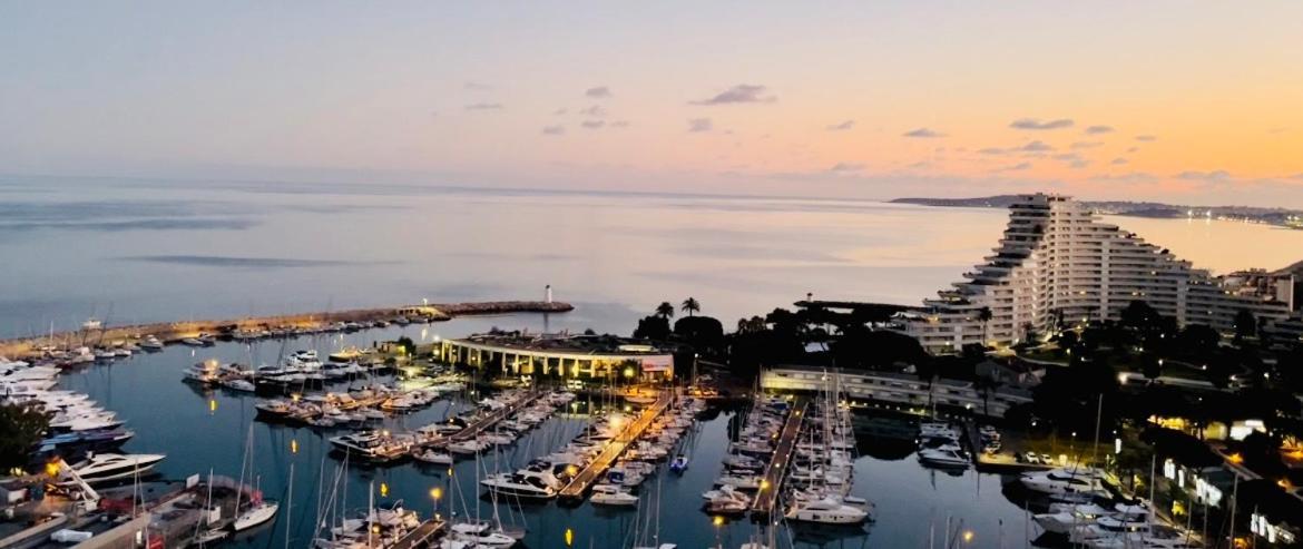 T3 Luxe Marina Baie Des Anges Vue Panoramique Villeneuve-Loubet